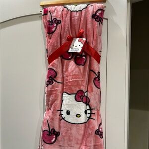 BNWT rare HTF hello kitty cherry coquette throw! SOLD*